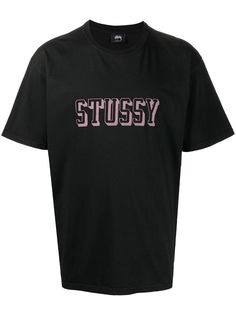 Stussy футболка с короткими рукавами и логотипом