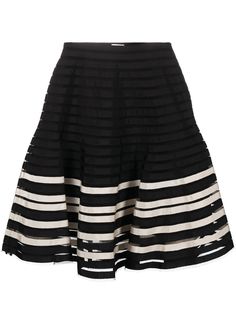 RED Valentino юбка из тюля пуэн деспри с лентами