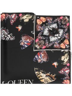 Alexander McQueen платок с принтом