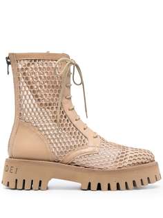 Casadei сетчатые ботинки на шнуровке