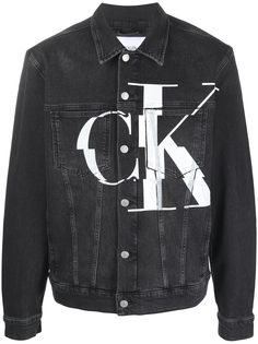 CK Calvin Klein джинсовая куртка с логотипом