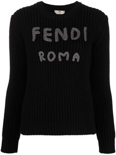 Fendi джемпер с логотипом