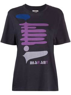 Isabel Marant Étoile футболка с графичным принтом