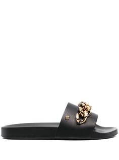 Versace шлепанцы с декором Medusa