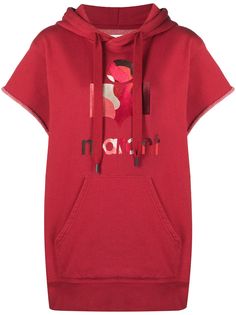 Isabel Marant Étoile худи Moby с короткими рукавами и логотипом