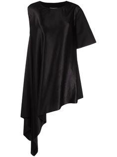 MM6 Maison Margiela платье миди асимметричного кроя