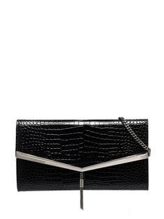 Jimmy Choo клатч Elish с тиснением под кожу крокодила