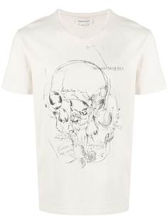 Alexander McQueen футболка с короткими рукавами и принтом Skull