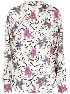 Isabel Marant Étoile блузка с цветочным принтом