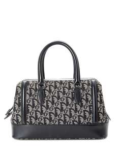 Christian Dior сумка-тоут Boston pre-owned с узором Trotter