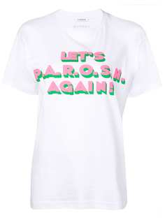 P.A.R.O.S.H. футболка с принтом Lets P.A.R.O.S.H. Again!