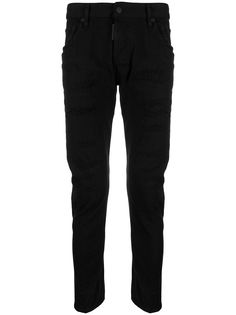 Dsquared2 узкие джинсы с прорезями