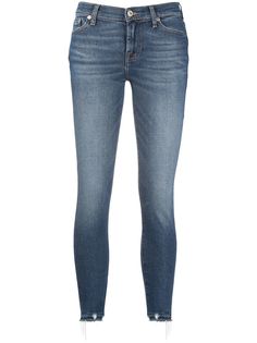 7 For All Mankind джинсы с эффектом потертости