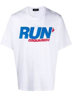 Dsquared2 футболка с принтом Run