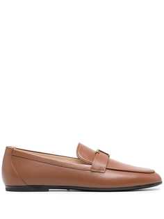 Tods лоферы с миндалевидным носком Tod`S