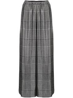 MM6 Maison Margiela брюки палаццо в ломаную клетку