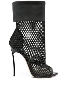 Casadei ботильоны на каблуке с открытым носком