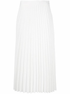Blumarine плиссированная юбка с завышенной талией