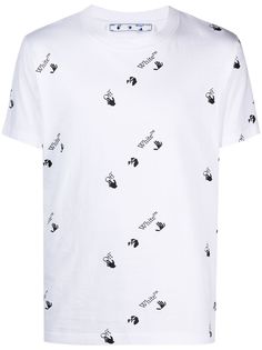 Off-White футболка с логотипом