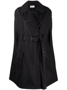 RED Valentino тренч с плиссированной вставкой на спине
