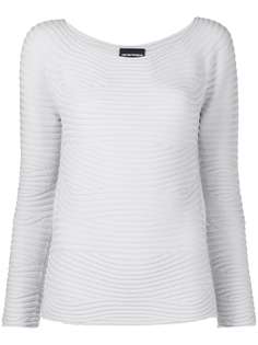 Emporio Armani свитер в рубчик