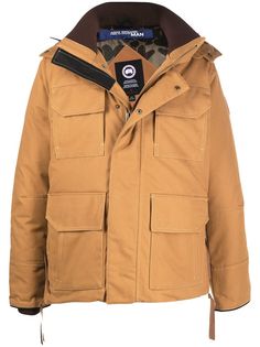 Junya Watanabe MAN парка с капюшоном из коллаборации с Canada Goose