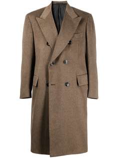 Kiton двубортное кашемировое пальто