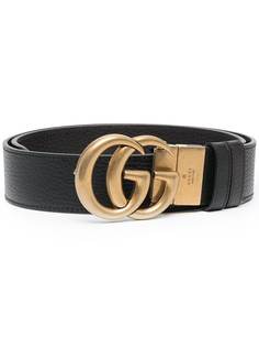 Gucci двусторонний ремень с логотипом Double G