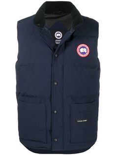 Canada Goose padded logo-patch gilet