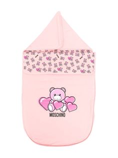 Moschino Kids конверт Teddy с логотипом