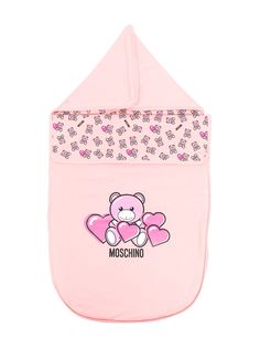 Moschino Kids конверт Teddy с логотипом