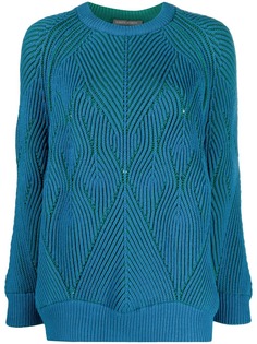 Alberta Ferretti джемпер со вставками