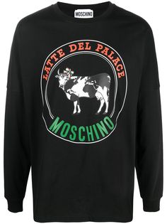 Moschino футболка с длинными рукавами из коллаборации с Palace