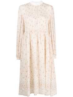 Chloé платье-рубашка с цветочным принтом