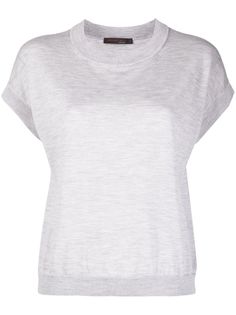 Incentive! Cashmere кашемировый топ с короткими рукавами