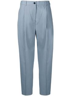 Acne Studios укороченные брюки в тонкую полоску