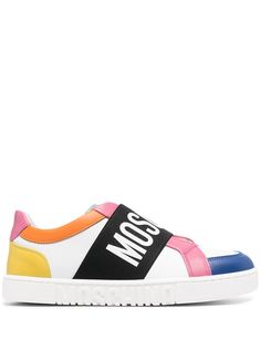 Moschino кроссовки с логотипом