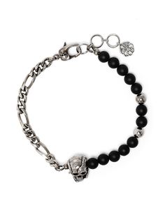 Alexander McQueen браслет с подвеской Skull