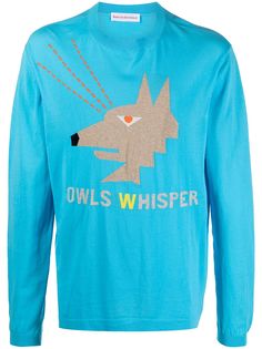 Walter Van Beirendonck Pre-Owned футболка Owl с длинными рукавами