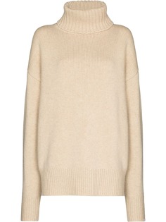 Extreme Cashmere кашемировый свитер оверсайз с высоким воротником