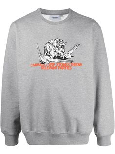 Carhartt WIP толстовка с графичным принтом и круглым вырезом