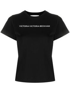 Victoria Victoria Beckham футболка с короткими рукавами и логотипом