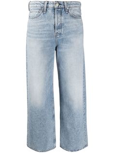 Rag & Bone укороченные джинсы широкого кроя