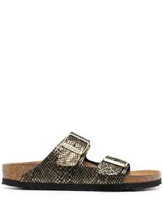 Birkenstock сандалии Arizona со змеиным принтом