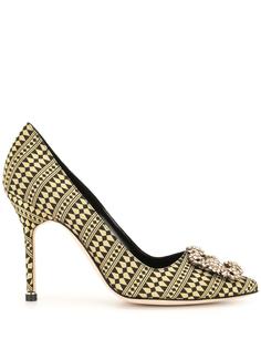 Manolo Blahnik Hangisi jacquard pumps