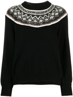 Alberta Ferretti джемпер со вставкой
