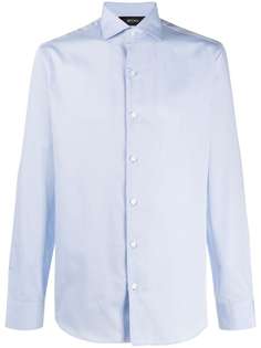 Ermenegildo Zegna рубашка в мелкую точку