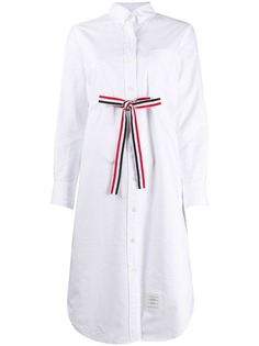 Thom Browne платье-рубашка с поясом