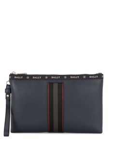 Bally клатч с контрастными полосками