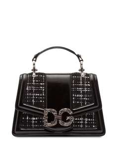 Dolce & Gabbana твидовая сумка через плечо Amore